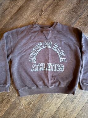 American Eagle Outfitters Crewneck Sweatshirt - gray medium